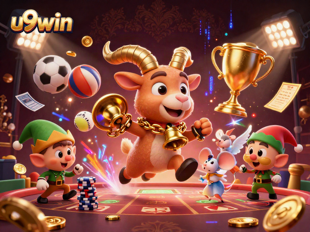 Engage with u9win, where festive horror meets the thrill of gaming in a dynamic casino scene.