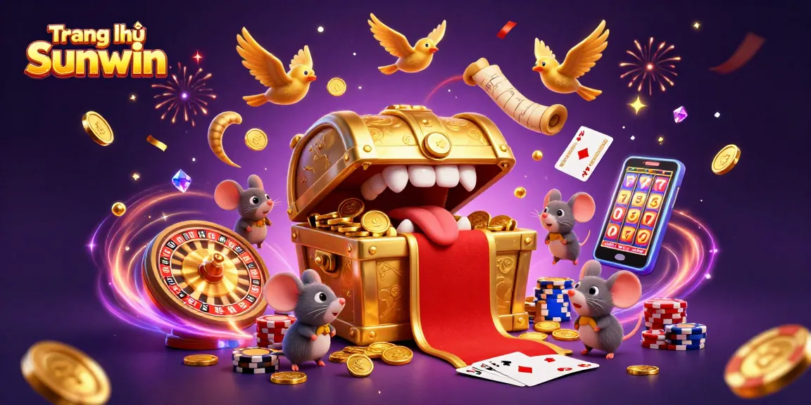 Engage with Trang chủ Sunwin's vibrant casino elements featuring dynamic treasures and games.