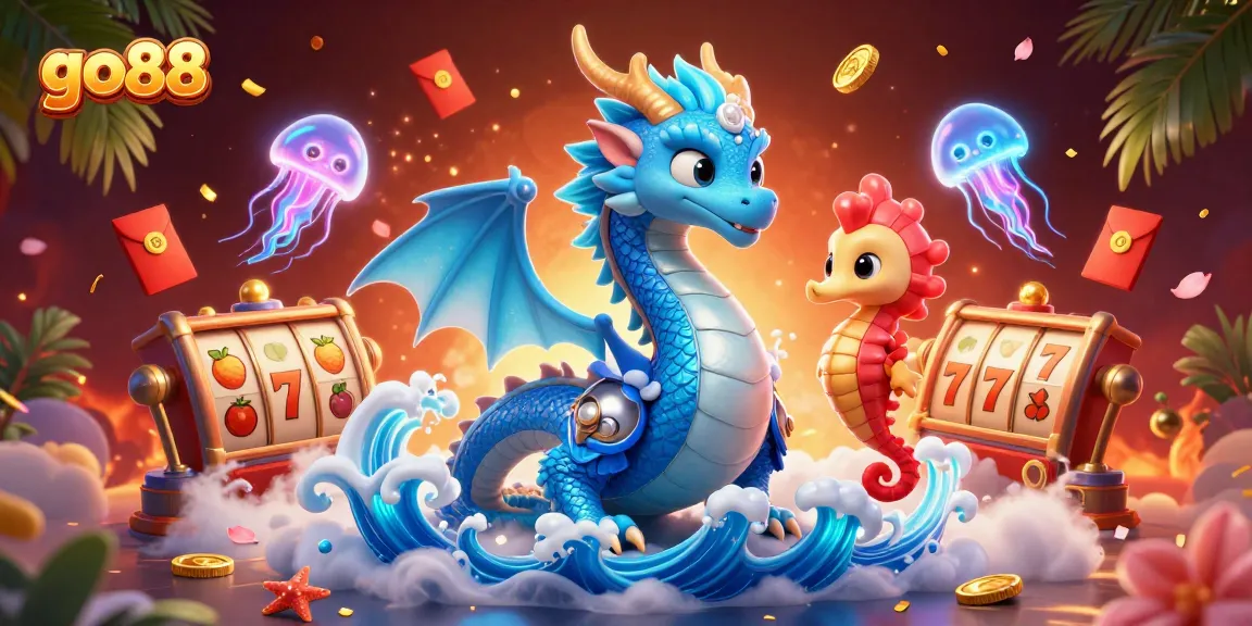 Engage with go88 casino excitement and explore vibrant slots captured in a stunning 3D scene.