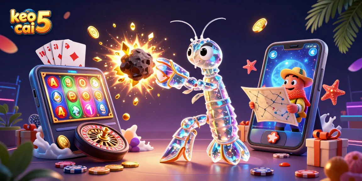 Engage with keo nha cai 5 through an explosive 3D illustration of gambling excitement and strategy.